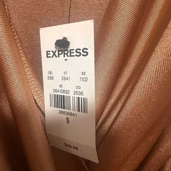 Express Tan/Bronze Bodysuit size‎ S - Picture 4 of 6